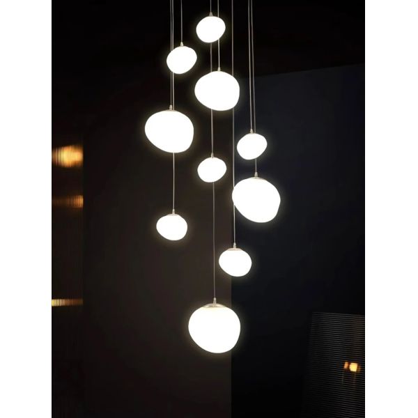 Modern Ceiling Chandeliers Creative Staircase Pendant Light(WH-NC-128)
