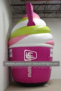 China outdoor inflatable big advertising ice cream model for sale on sale