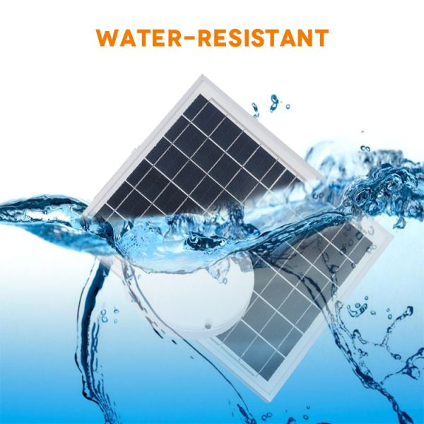Plastic White Solar Ceiling Lights , Outdoor Solar Lighting With Remote Controller
