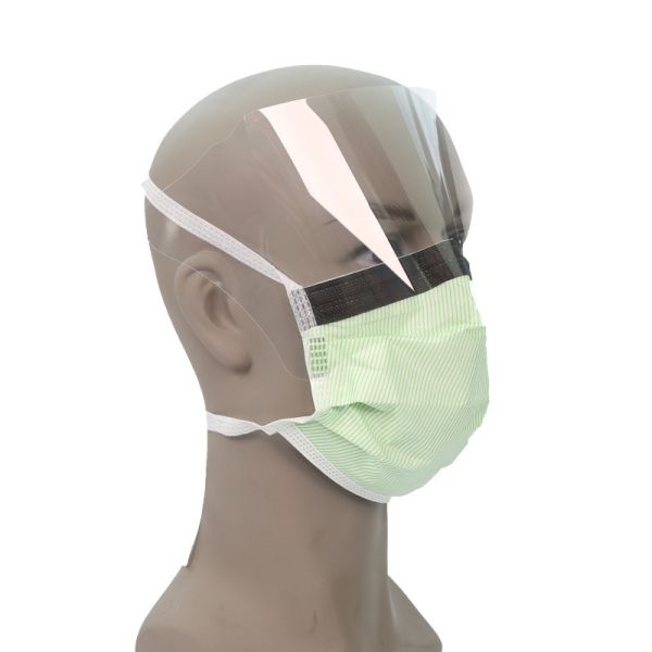 99% BFE Disposable Face Mask With Eye Shield