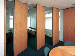 Wholesale Hotel Movable Acoustic Folding Partition Walls Sliding Wood Doors from china suppliers