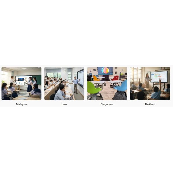 Smart Interactive Whiteboard with AI Speech Recognition 4K Resolution and OEM ODM Customization