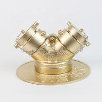 Forged Y Siamese Fire Truck Parts 2 1/2" Swivels Fire Department Connection for sale