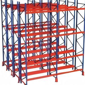 Wholesale Q235 Double Deep Pallet Racking System , Industrial Warehouse Racking Systems from china suppliers