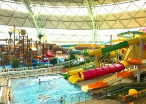 Wholesale Anti Fade Commercial Spiral Water Slide For Indoor Resort Fiberglass Slide Rides from china suppliers