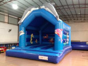 Wholesale Lovely Dolphins Kids Inflatable Bounce House With Dolphins Modelings from china suppliers