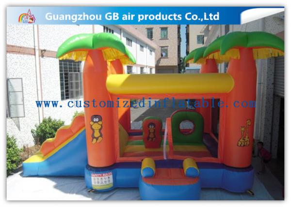 Quality Kids Bounce House Inflatable Patrol Jumping Castle With Slide Combo For Party for sale