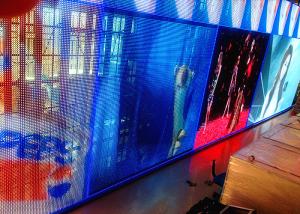 Commercial P10 LED Mesh Display Curtain Screen For Stage Backdrop