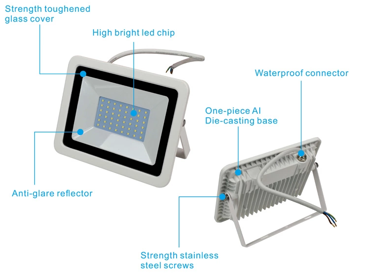 100w Industrial LED Flood Lights Long Life Span Easy Installation Conventional Use
