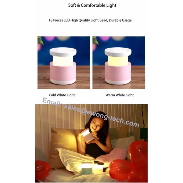 Mini stretching lamp / innovative rechargeable touch small night led lamp