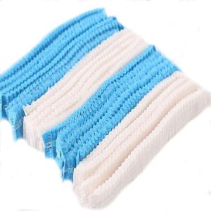 25 gsm Disposable Hair Net Cap , ISO9001 Polypropylene Bouffant Caps For