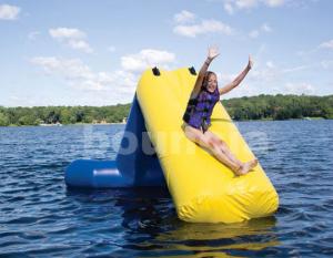 China Kids Airtight Inflatable Floating Water Slide For Lake on sale