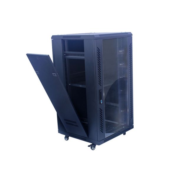 600mm Deep Data Floor Standing Network Cabinet SPCC 18U Server Cabinet