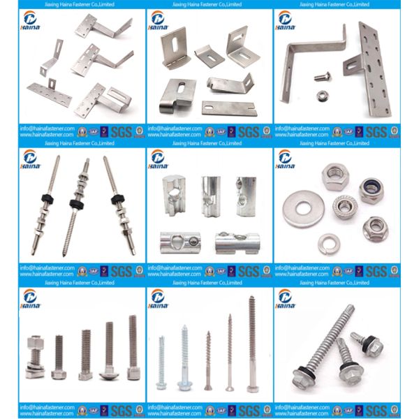 70mm solar home lighting system hardware Channel Nut with Long Spring