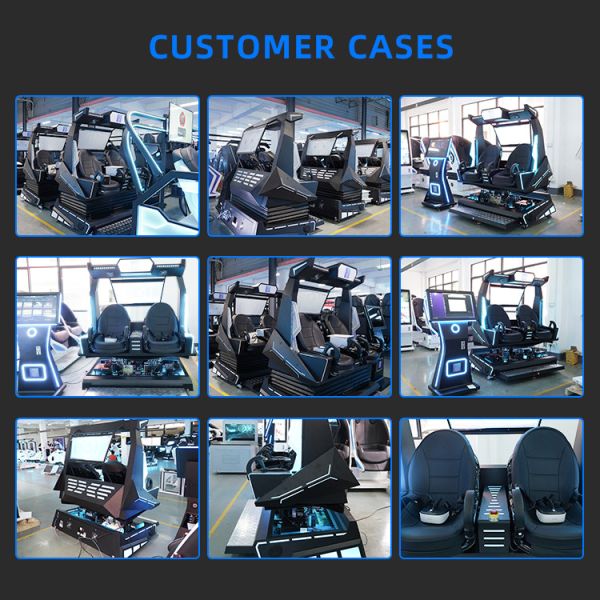 2 Seater Roller Coaster 9d Vr Cinema Simulator Motion Chair Virtual Reality Game Machine Arcade