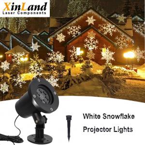 Wholesale White 4.2W Moving Snowflakes Projector LED Christmas Lights Rotating from china suppliers