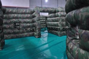 Wholesale OEM 10×15m Inflated Fun Games Live Action Field Battle War Game from china suppliers