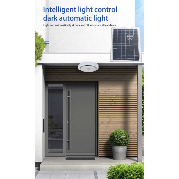 Waterproof Outdoor Solar Ceiling Lights Garden Corridor Ceiling Light