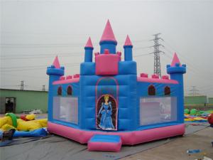 China PVC Tarpaulin Outdoor Inflatable Jumping Castle Rentals Available UV Proof on sale