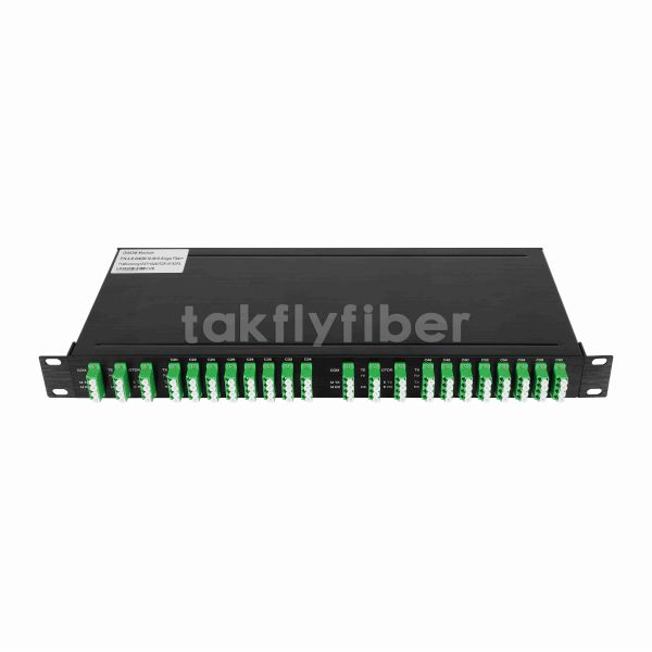 1U 19inch Rack Mount WDM 1x72 CATV PLC Splitter for GPON Application