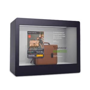 Wholesale Advertising Transparent LCD Touch Screen Transparent LCD Display Box 21.5 Inch from china suppliers