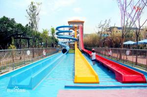 Wholesale Spiral Adult Rainbow Water Park Slide / Water Sports Equipment from china suppliers