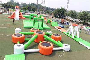 Wholesale New Colorful Floating Water Park Water Slide On Sea Obstacle Course from china suppliers