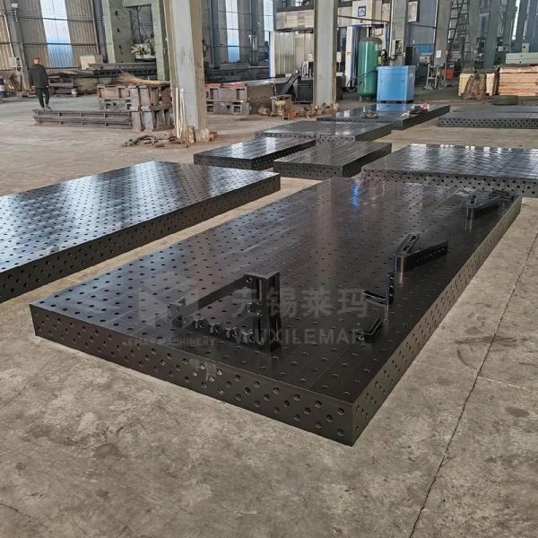 SS Heavy Duty Steel Welding Table Rustproof Modular D28 Dct Welding Table
