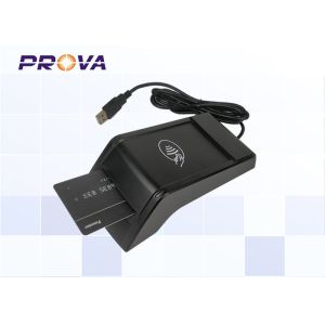 China IC & RFID Chip Card Reader USB Interface With 500,000 Times Long Life Time on sale