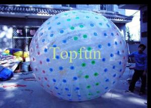 Wholesale Colour D-ring Inflatable Zorb Ball , Park Fun Bubble Zorb Ball from china suppliers