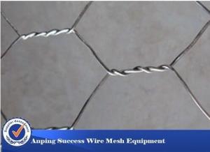 High Zinc Coating Gabion Wire Mesh Baskets Simple Construction Hexagonal Hole Shape