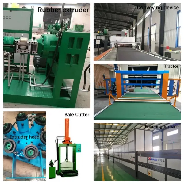 Synthetic Rubber Foam Rubber Insulation Tubes/Sheets Production Machine