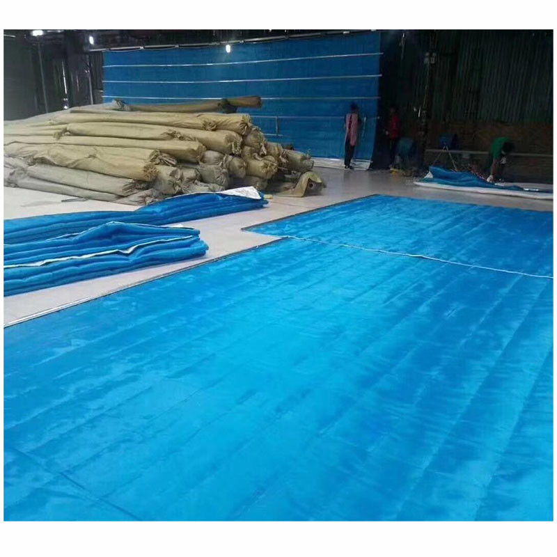 Double Track Fire Retardant Roller Curtain for Commercial Building Customized Size