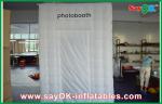 Inflatable Cube Tent 2.6m Height White Quadrate Strong Oxford Cloth Photobooth