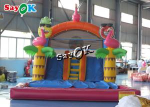 Wholesale Commercial Inflatable Slide Colorful PVC Tarpaulin Inflatable Bouncer Slide With Pool Set from china suppliers