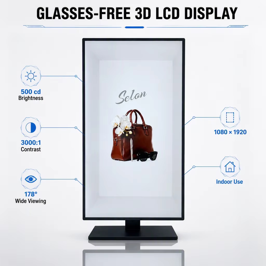 The spatial screen is used for exhibitions and displays