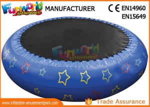 Wholesale 0.9mm PVC Hot Welding Inflatable Water Toys / Blow Up Trampoline With Logo Printing from china suppliers