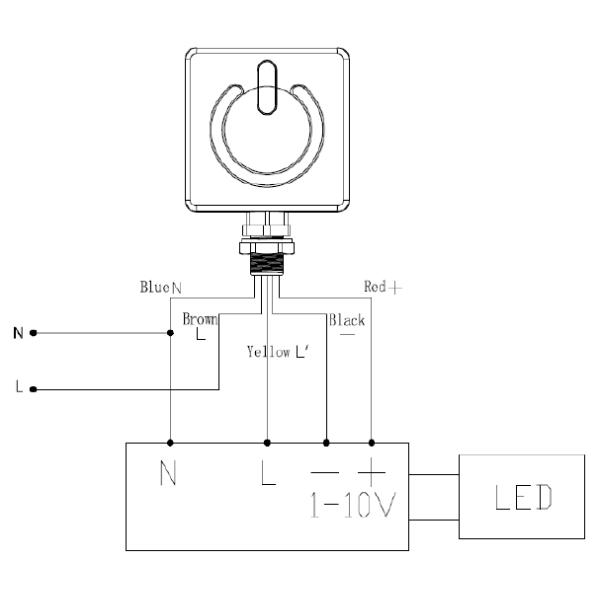 Microwave Motion Sensor MC616V RC North Amercian Version Can Be Set Via MH01 Remote Control