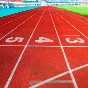 China Indoor And Outdoor Jogging Track Material Good Chemical Resistance on sale