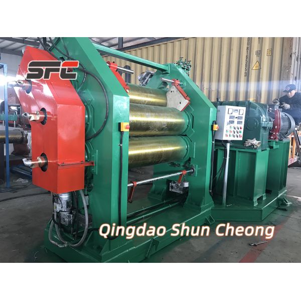 PLC Control System Rubber Calender Machine with 1400mm Working Length and Safety Interlocks