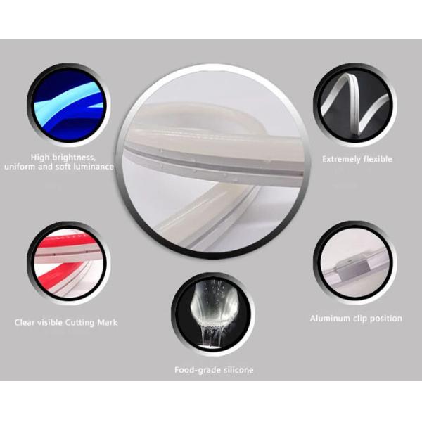 Silicone NEON LED Strip 24V led flexible neon strip light waterproof