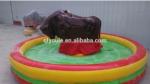 Popular Portable Carnival Rides Mechanical Bull With 1-2 Persons Capacity