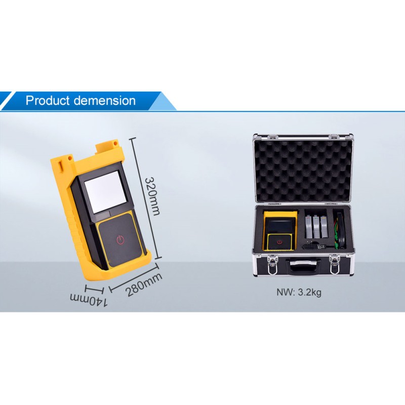 Three Phase Handheld Digital Phase Meter For Voltage Current Power Frequency Measurement