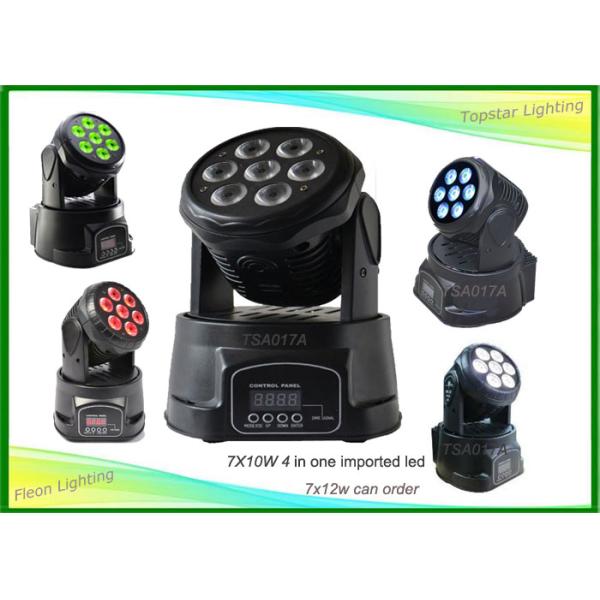70w Mini LED Moving Head Light RGBW 4 In One For Live Performance
