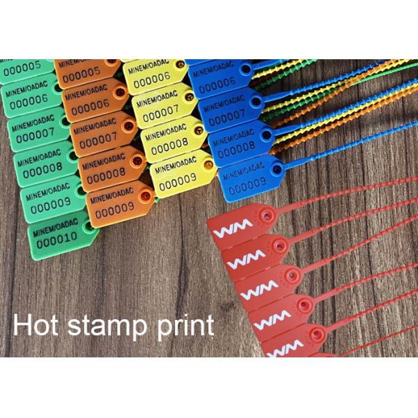 US-PSP01 Mini Plastic Hang Tag Indicative Padlock Security Seal With Laser Print
