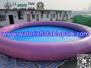 Wholesale Purple Above Ground Inflatable Swimming Pool Toys 0.9mm PVC Tarpaulin from china suppliers