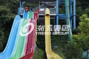 Wholesale General Water Park Item Custom Water Slides , High Speed Adult Plastic Water Slide for Aqua Park from china suppliers