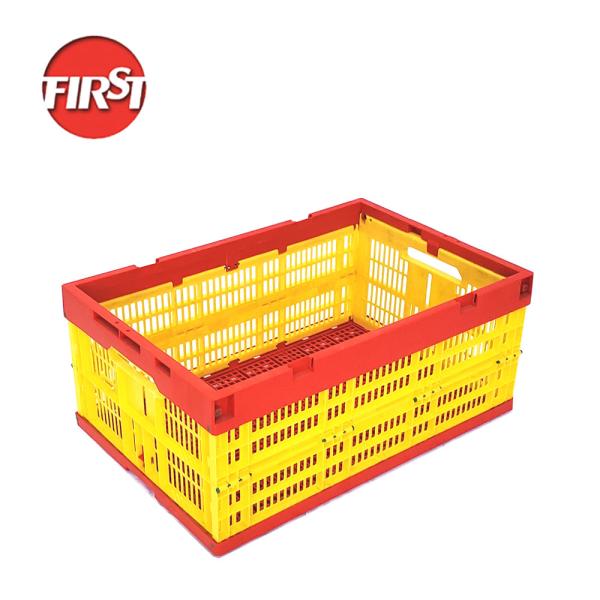 Warehouse Logistics Custom Foldable Plastic Crates ，Heavy Duty PP Collapsible Storage Containers