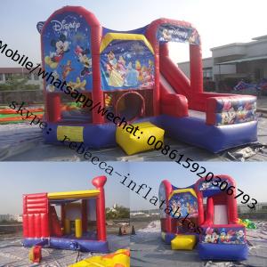 Wholesale Inflatable Castle Disney Princess Bounce House Inflatable Bounce House and Slide Combo from china suppliers