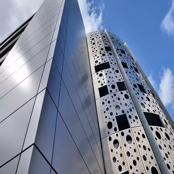 Grid Suspended Aluminum Honeycomb Panel Smokeproof Interior Metal Wall Panels